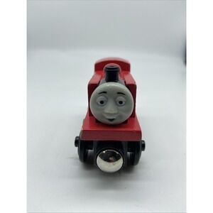 Thomas & Friends Wooden Railway Ivo Hugh Red Engine Train 2003 Learning Curve